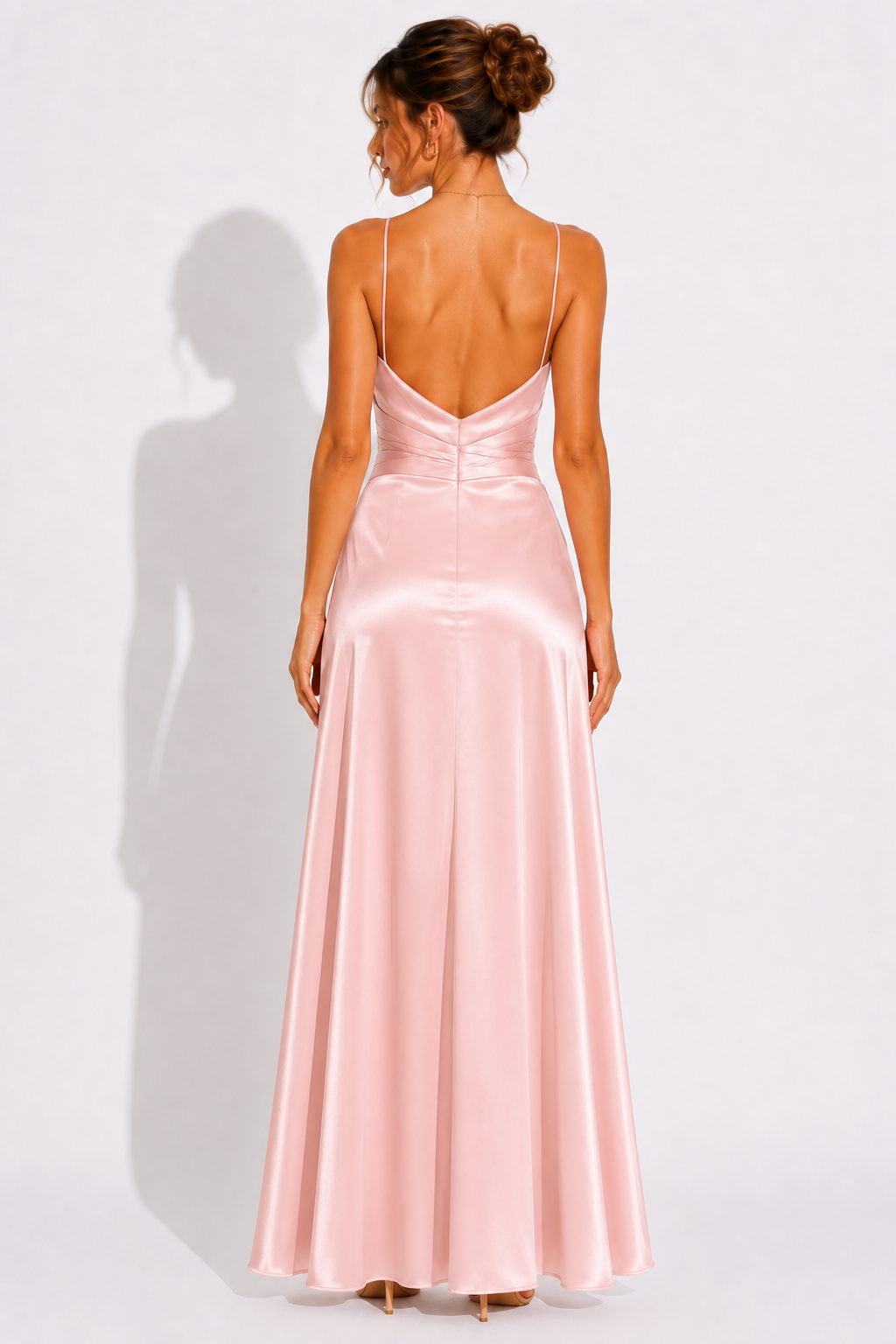 Rosalie | Satin Maxikjole – Feminin & Elegant
